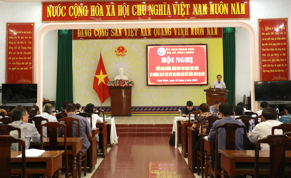 Tổ chức hội nghị triển khai chương trình OCOP giai đoạn 2021-2025 tại Hoài Nhơn