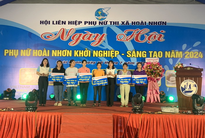 Hội LHPN thị xã Hoài Nhơn tổ chức “Ngày hội phụ nữ khởi nghiệp” năm 2024