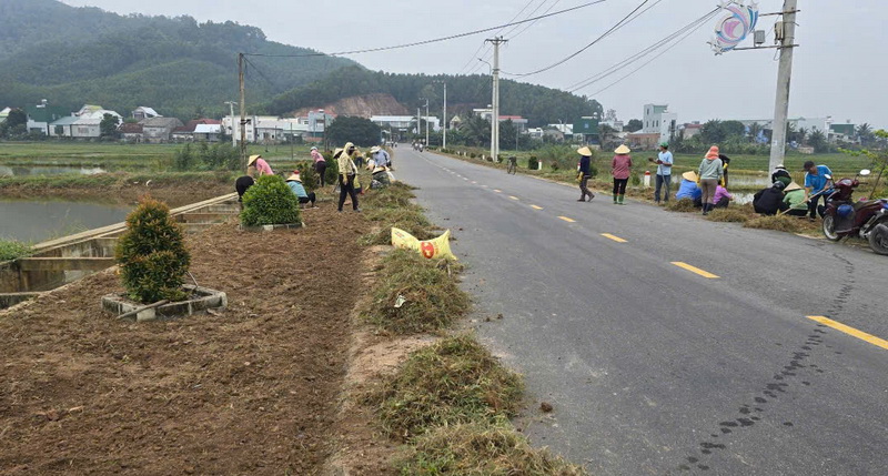 Sôi nổi phong trào trồng hoa đón Tết của phụ nữ Hoài Nhơn